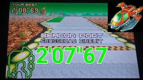 F-ZERO Maximum Velocity: Beacon Port - Crossroad Circuit (with Jet Vermilion): 2