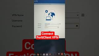 Connect FortiClient VPN