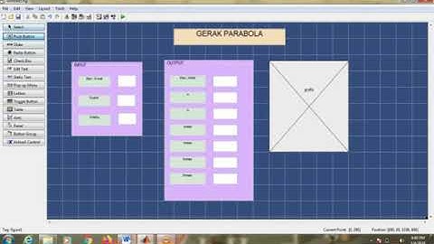 Tutorial Membuat GUI Gerak Parabola di Matlab