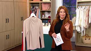 Linea by Louis Dell'Olio Boucle V-Neck Jacket on QVC screenshot 5
