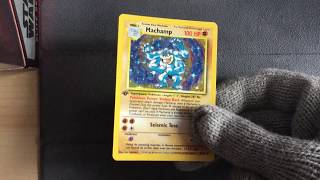 1st edition Machamp 8/102 Holo - Pokemon Base Set
