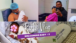 Baby #3 is here! | BIRTH VLOG | Namibian YouTuber | Tjimee Maendo 