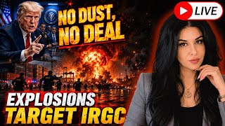 Explosions Rock Iran as Trump Declares “NO DUST, NO DEAL”