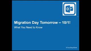 Outlook Migration
