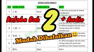 Audio Kotoba Bab 2 Minnanonihongo