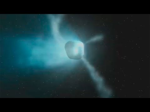 3D Animation - Rosetta comet Close-up