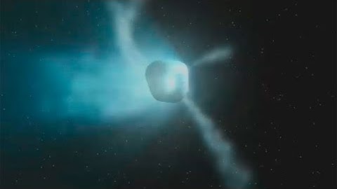 3D Animation - Rosetta comet Close-up
