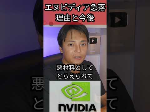 エヌビディア株急落の理由と今後 #米国株 #投資 #株