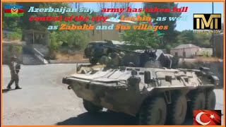 Azerbaijan army has taken full control of the city of Lachin, as well as Zabukh and Sus village