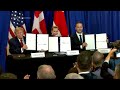 Trump and leaders of Denmark and Greenland sign a security agreement