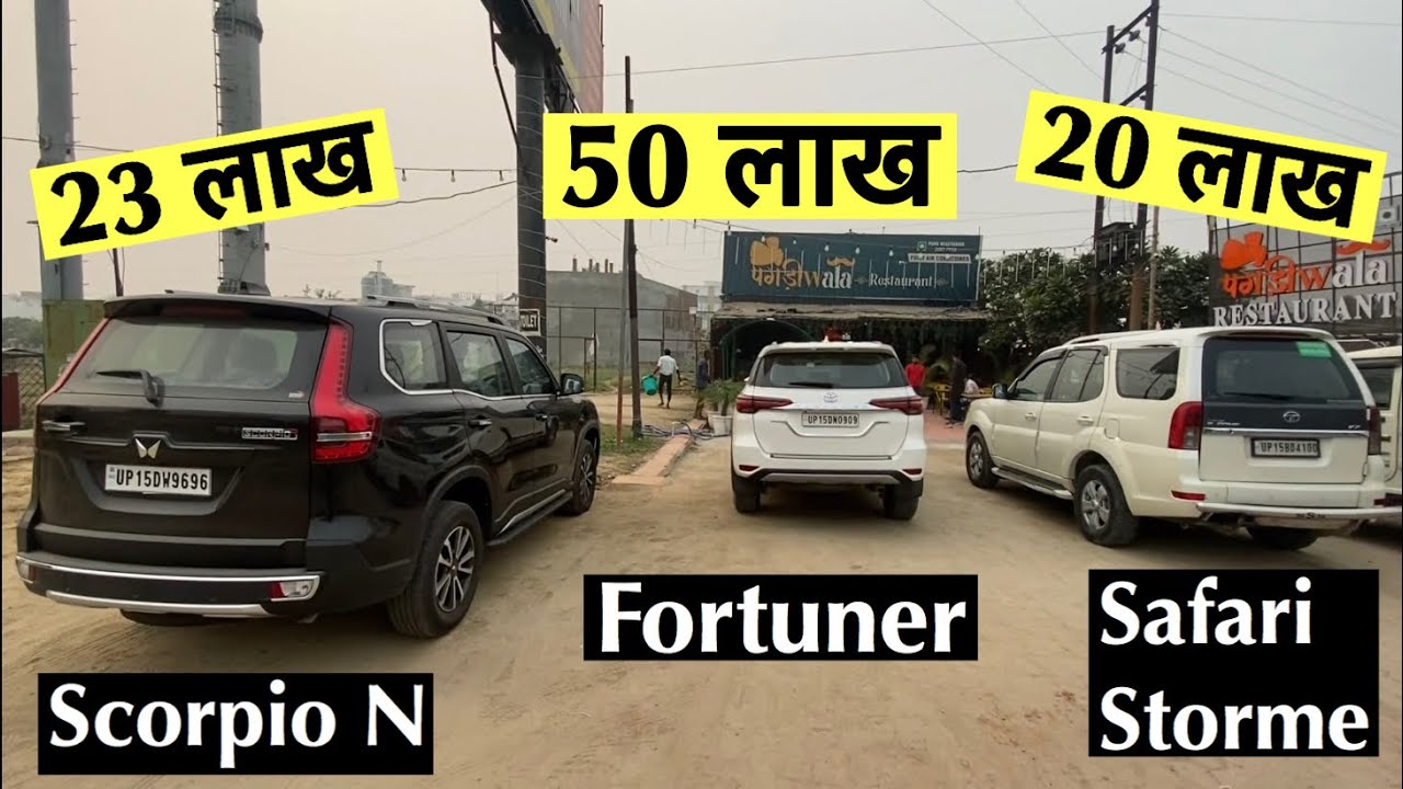 scorpio vs safari vs fortuner