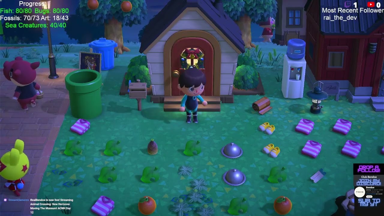 Maxing The Museum! ACNH Day 12 [RealBendoe VOD]