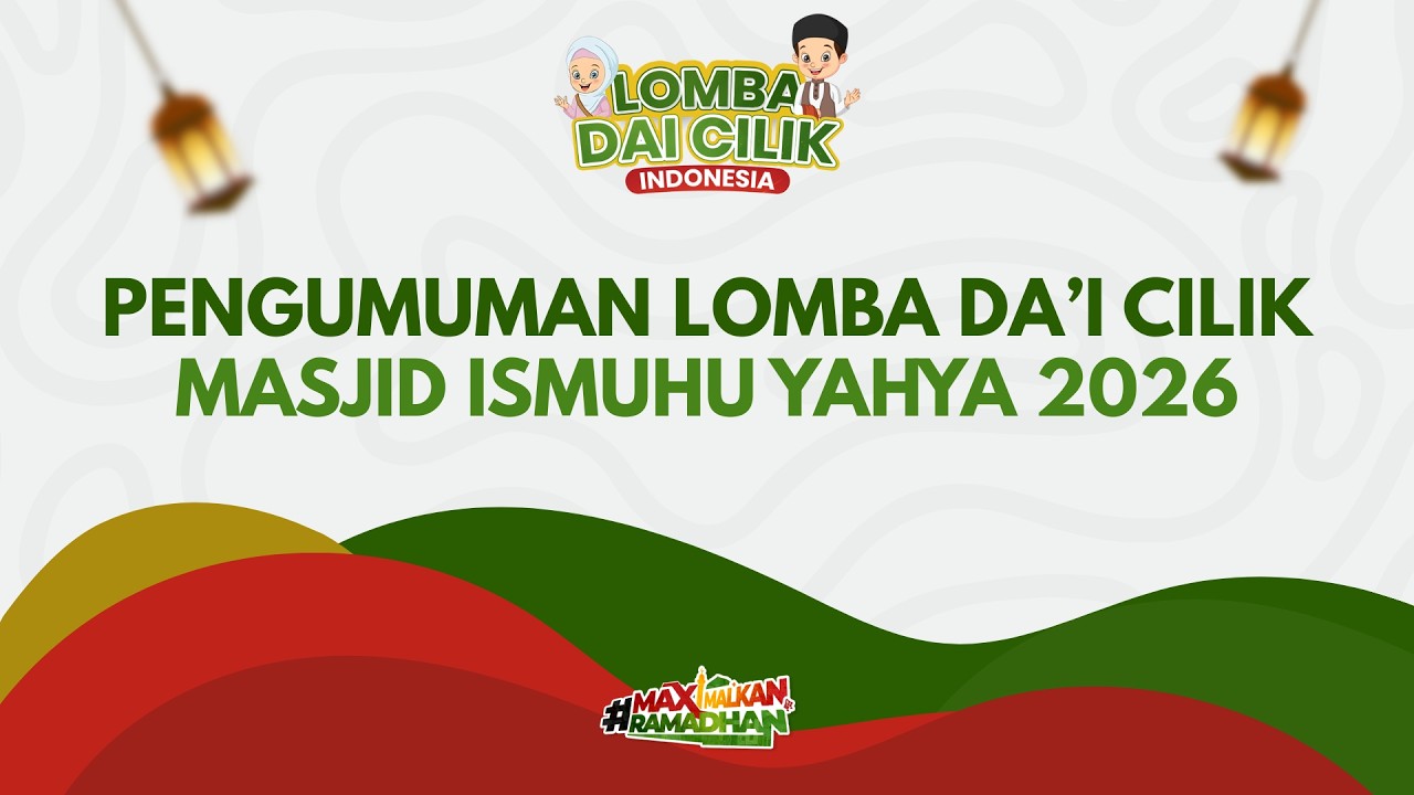 ROMANSA | PENGUMUMAN LOMBA DA'I CILIK INDONESIA | MASJID ISMUHU YAHYA