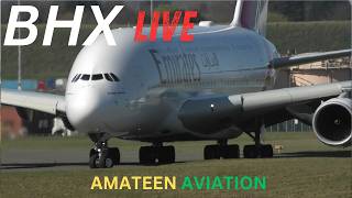 Live Stream: Emirates A380 & Heavy Jets at Birmingham Airport