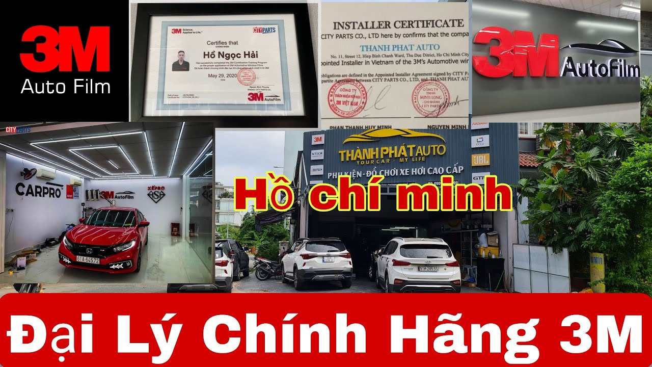 Đại Lý Phim 3M Chính Hãng Tại TPHCM Thành Phát Auto Thủ Đức - YouTube