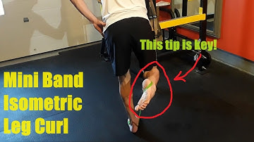 Mini Band Standing Leg Curl