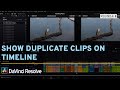 Find duplicate clips on timeline in Davinci Resolve #videoeditingtips #DavinciResolve