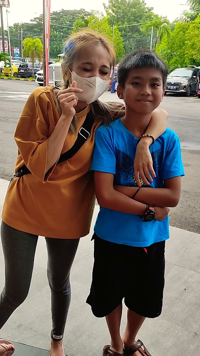 Tante dan keponakan,tinggi keponakan😂