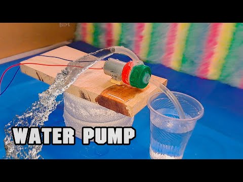 DIY Mini Water Pump | Runs on DC Current | Simple Science Project