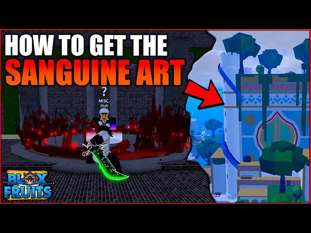 Sanguine art is BROKEN 💀#bloxfruits #roblox #bloxfruitsroblox #roblox, how to get sanguine art