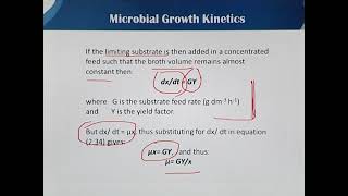 Fed Batch Culture 5 | Principles of Biochemical Engineering | BT513T_Topic014