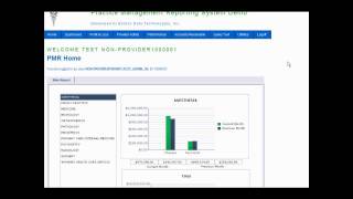 Practice Management Reporting System (PMR) Demo