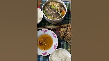 Bữa cơm đạm bac#mónănđồngquê #nguoimientay