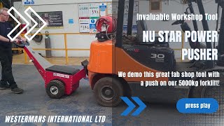 Demo on the Nu Star Power Pusher - A Great Piece of Kit to Push or Pull up to 40,000kg!