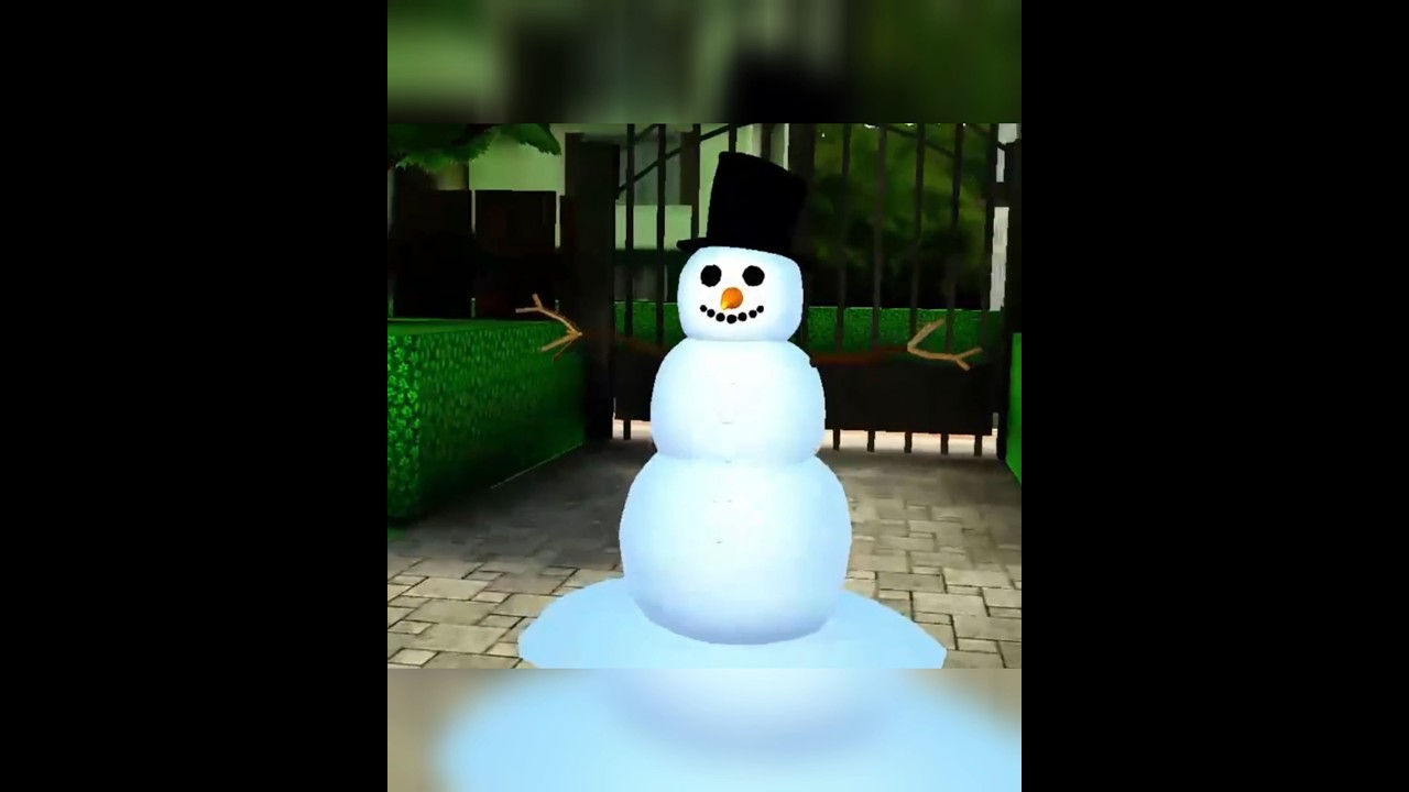 How to make snowman ☃️ against Miss t. 