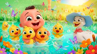 Beş Küçük Ördek Şarkısı Eğlenceli Animasyon Mini Mini Kids