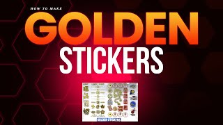 How To Make Golden Stickers | Complete Process | Uv Flatbed Printer | 8377907080