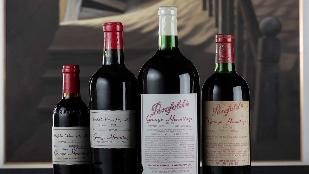 George Monreal Strauss & Co Penfolds Grange 1951-2008 NFT - YouTube