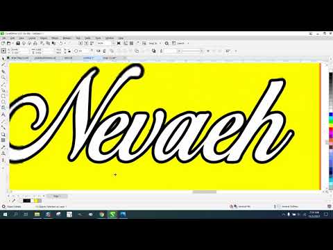 Corel Draw Tips u0026 Tricks Outline around a font