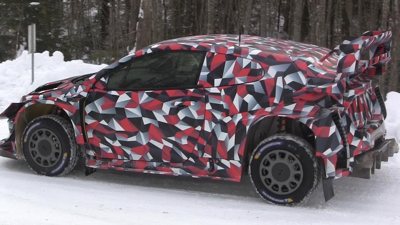 New Toyota Gr Yaris Wrc First Winter Test 7 2 2020 Youtube