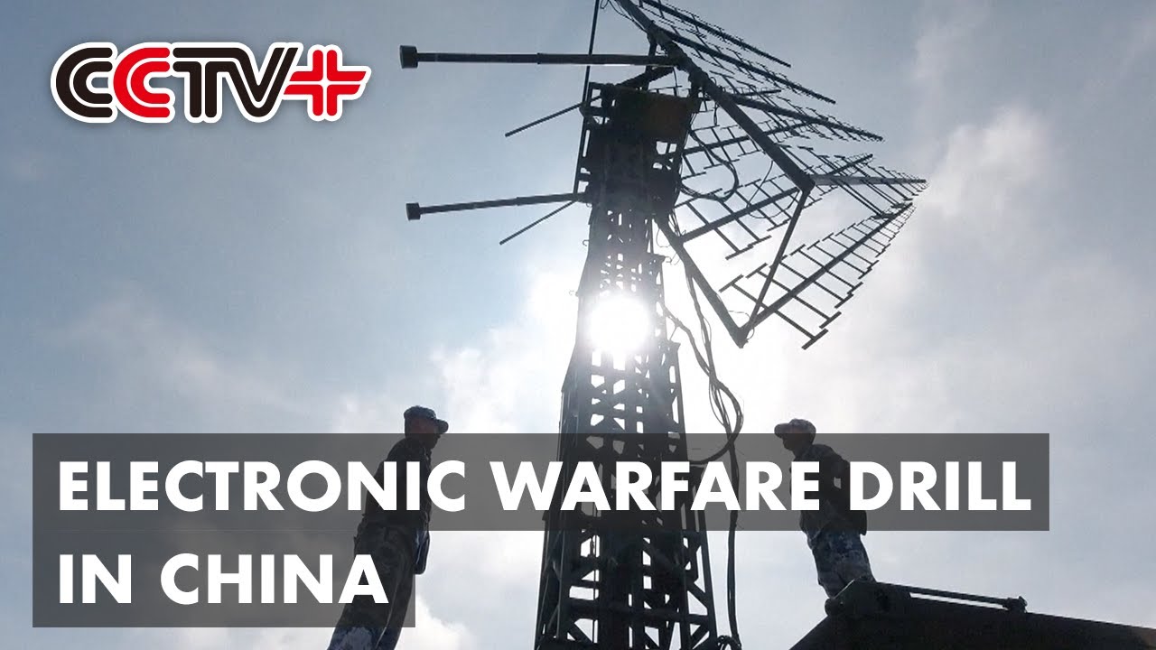 Chinese Soldiers Hold Electronic Countermeasures Drill in Guangdong