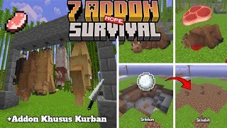 7 ADDON SURVIVAL DAN ADDON KURBAN SPESIAL HARI RAYA IDUL ADHA MCPE 1.21 