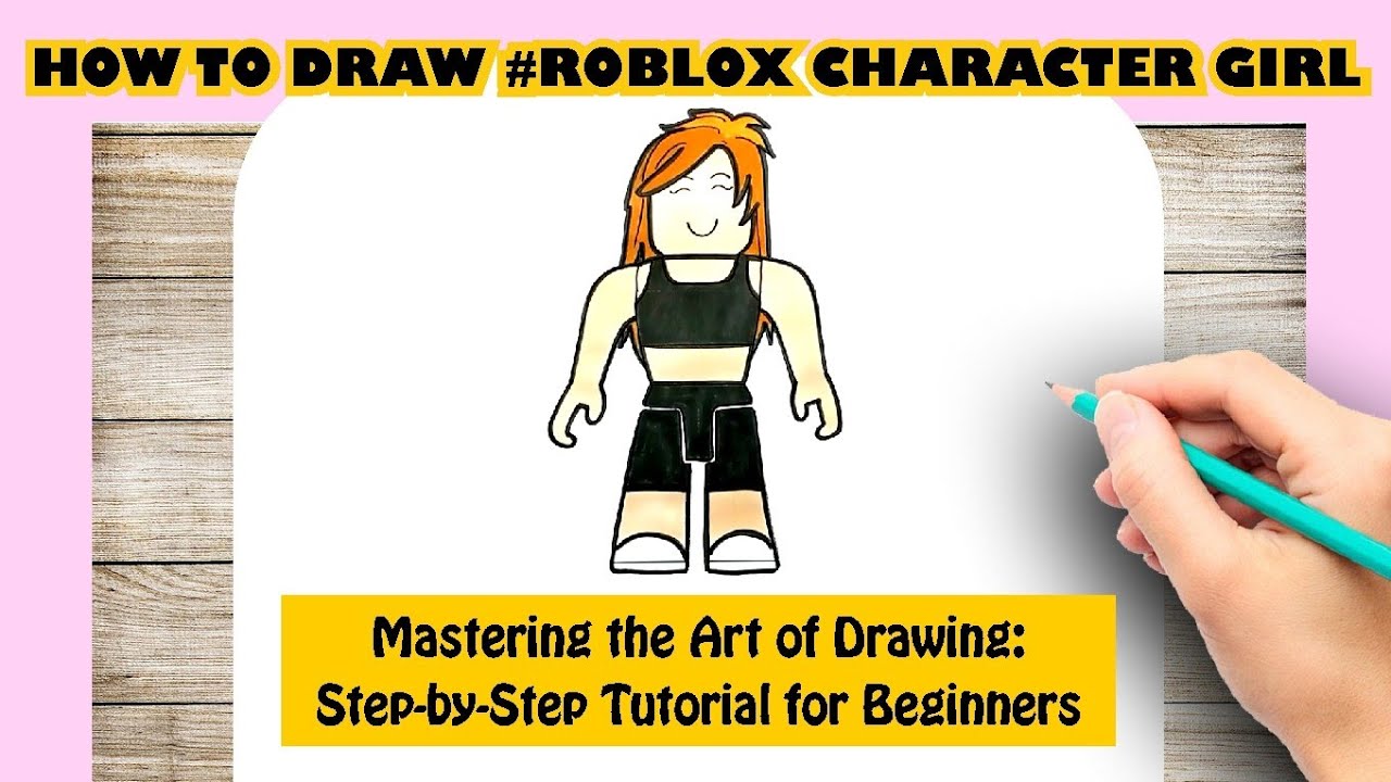 How To Draw Roblox Character Girl Youtube - roblox girl shading