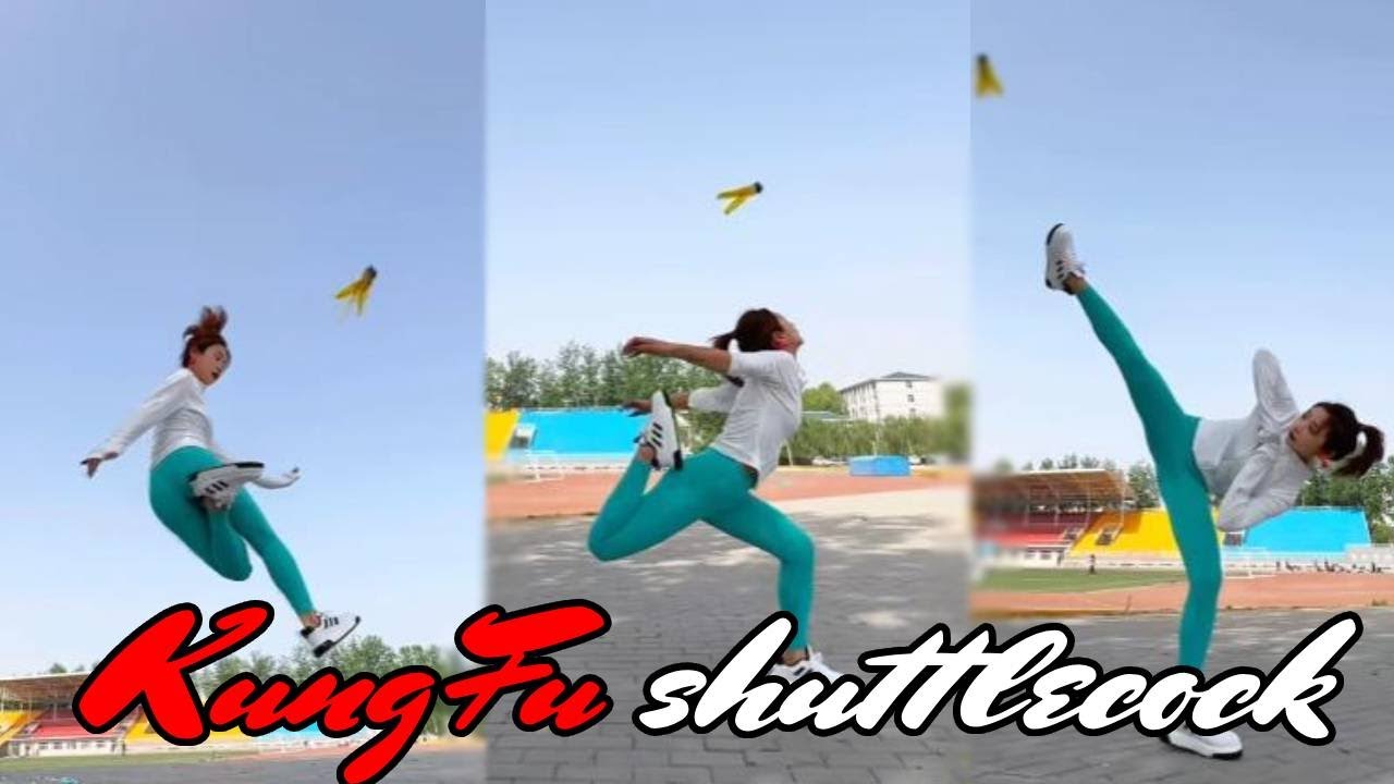 Kicking the shuttlecock is a kind of enjoyment, free and chic, and the mood is good