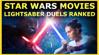 All Star Wars Movies Lightsaber Duels Ranked! - NET Podcast #3