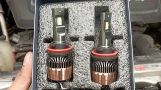Tes cahaya led fortuner ll pemasangan dan hasil cahaya led mobil fortuner