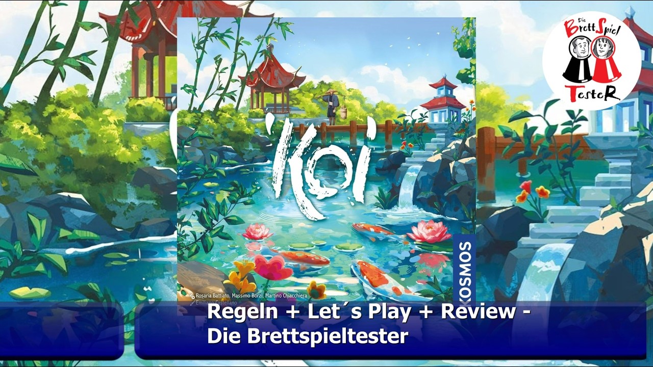 Koi von Kosmos - Regeln + Let´s Play + Review - Brettspiel - Die Brettspieltester