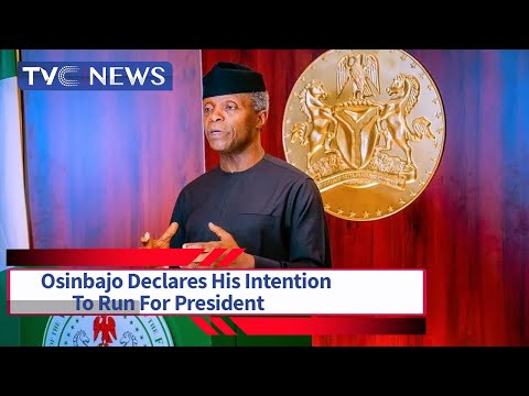 2023 Presidency | Yemi Osinbajo Declares His Intention To Run (VIDEO)