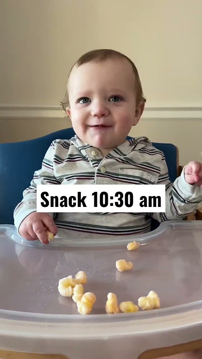 What my 10 month old eats in a day! 😋 #blw #babyfood #baby #shorts
