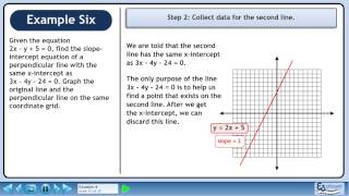 Parallel And Perpendicular Lines - Example 6