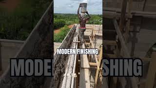 How a Dream Home is Built: From Foundation to Modern Finishing 🏠 #shorts #viralshorts #construction