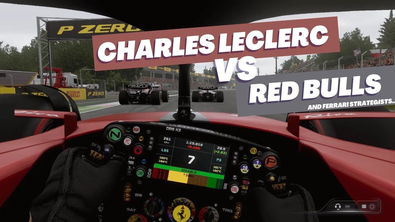 F1 23 Gameplay | Charles Leclerc | Italian Grand Prix (PC/1440p60)