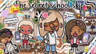Famous The secret school skip😆🌺|| *crazy!!😵💫* || Toca Boca voiced role play!!🤍 Wealth