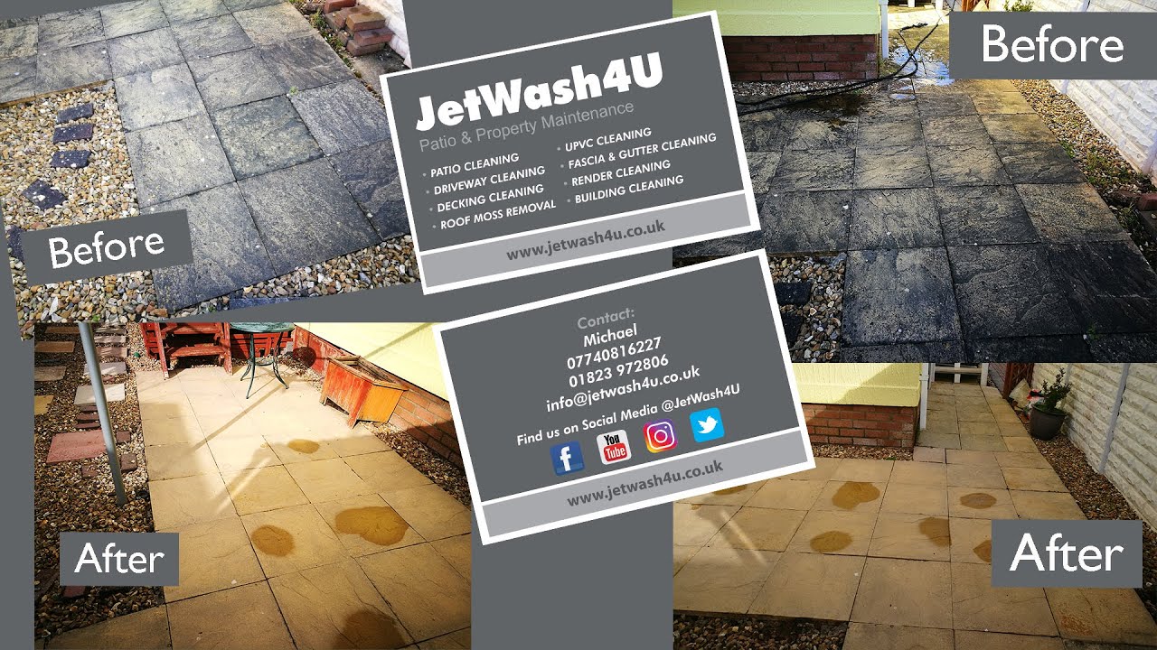 Quick & Amazing Patio Transformation - Patio Clean Norton Fitzwarren - Taunton