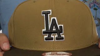 Dodgers 'TEAM-BASIC SNAPBACK' Wheat-Brown Hat by New Era