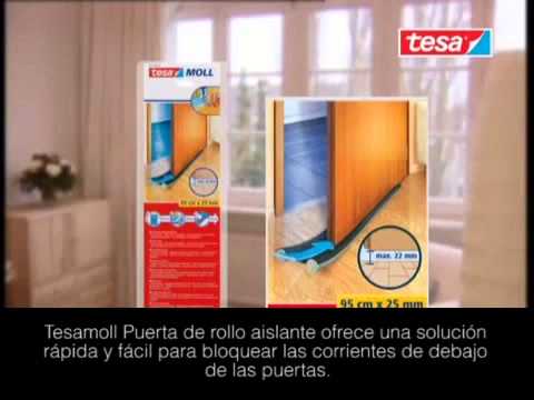 Cómo instalar aislantes Tesa en puertas y ventanas 